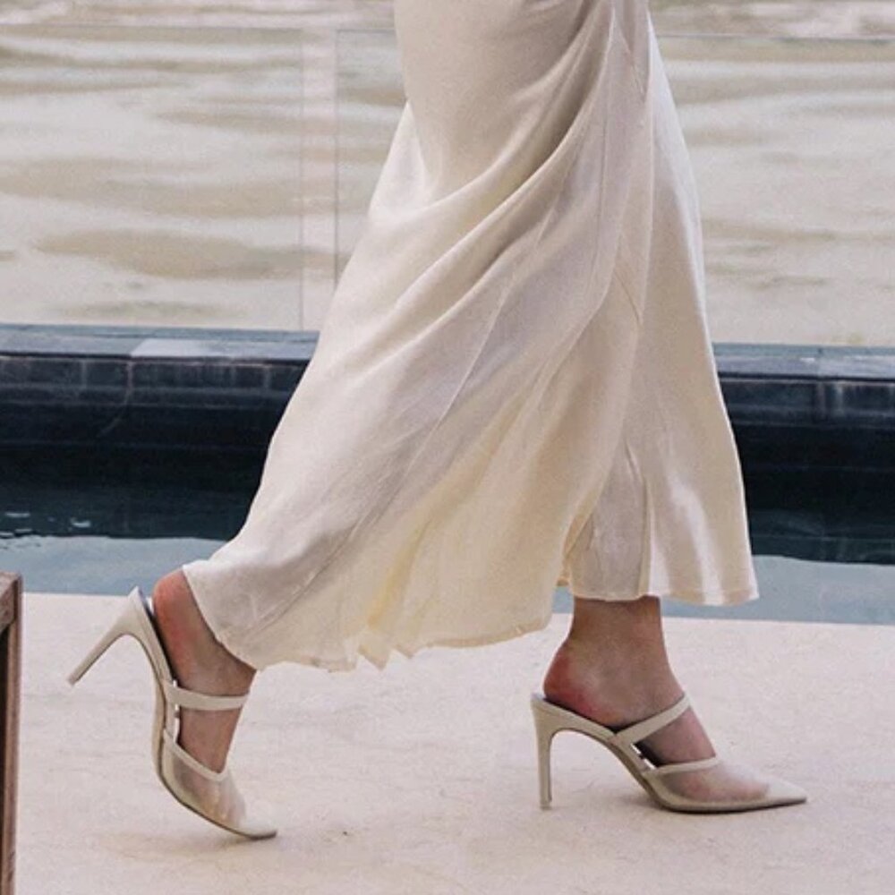 Dolce Vita KATIK Sheer Mesh Heels | Size 10
